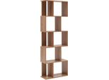Libreria Rebecca Mobili Con 5 Ripiani In Mdf, Marrone