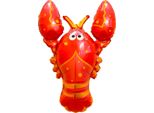 Palloncino In Foil Animale, Rosso Aragosta 80*97 Cm Circa