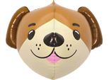Palloncino In Foil Con Testa Di Cane Di Circa 60*42Cm