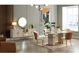 Set Sala Da Pranzo Tavolo Da Pranzo + 6X Sedie + Credenza Gruppi Da Pranzo Nuovi 8 Pezzi