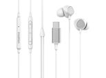 Imoshion Cuffie In-Ear - Cuffie Cablate - Connessione USB-C - Bianco
