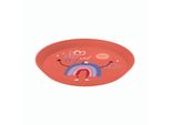 Koziol Teller Connect Plate Dreams, Dessertteller, Kunststoff, Organic Red, 20.5 Cm, 8333745
