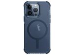Uniq Etui Combat Iphone 15 Pro 6.1Magclick Ricarica Niebieski/Blu Fumo