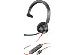 Poly Blackwire 3310M Monaural Teams USB-C