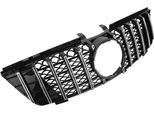 Griglia Radiatore Sportiva Nera Cromata Per Mercedes Classe M Ml W164 05-08