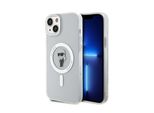 Karl Lagerfeld Klhmp15Mhfcknot Custodia Rigida Trasparente Per Iphone 15 Plus / 14 Plus 6.7 Iml Ikonik Magsafe