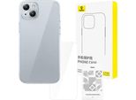Clear Case Baseus Iphone 15 + Tempered Glass