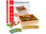 Gioco Di Memoria In Legno 2In1