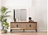 Credenza Credenza Con Specchio Gruppo Cassettiera Legno Oro Jvmoebel