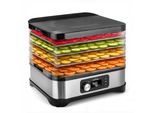 Lehmann Essiccatore Alimentare Con 5 Vassoi, Temperatura 35°-70°, Senza Bpa, 450W