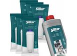 Kit Di Manutenzione Per Macchine Da Caffè Threshold: 6X Filtro Acqua + 1X Decalcificante Universale 1L | Ricambio Per Macchine Da Caffè Delonghi