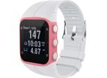 Polar M430, Polar M400 Cinturino: Cinturino In Silicone Imoshion Con Fibbia Argentata Con Supporto Di Installazione