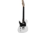 Dimavery TL-601 Chitarra Elettrica Lh, Bianco