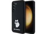 Karl Lagerfeld Klhcs23Ssmhcnpk S23 S911 Czarny/Black Hardcase Silicone Choupette Metal Pin