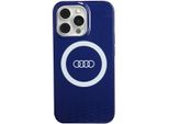 Audi Iml Big Logo Magsafe Custodia Iphone 13 Pro / 13 6.1 Niebieski/Blu Navy Custodia Rigida Au-Imlmip13P-Q5/D2-Be