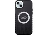 Audi Iml Big Logo Magsafe Custodia Iphone 15 Plus / 14 Plus 6.7 Czarny/Nero Custodia Rigida Au-Imlmip15M-Q5/D2-Bk
