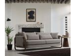 Divano 4 Posti Quattro Posti Tessuto Moderno Grigio Divani Design Soggiorno Nuovo