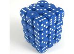 Set Di Cubi Chessex W6X36 Blu Opaco/Bianco