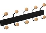 5 Five Simply Smart - Appendiabiti A 10 Teste In Legno E Metallo