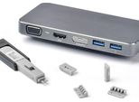 Smartkeeper Mini "Displayport"" Blocker Grau 4 Stk.+Key"