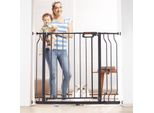 Vevor Cancelletto Di Sicurezza Per Porte, Cancelletto Barriera, Cancelletto Per Scale, Larghezza 749-990 Mm Cancelletto Per Bambini, Cancelletto Per Animali, Cancelletto Per Scale, Orientabile Su Entrambi I Lati Altezza 762 Mm, Cancelletto Per Bambini Nero Senza Foratura
