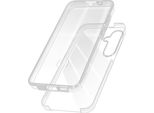 Avizar, Custodia Antiurto Per Samsung Galaxy S24 / S25, Fronte + Retro, Trasparente