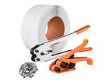 Kit Di Reggiatura Vevor Con Tendireggia, Attrezzo Sigillatore Per Reggiatura, 100 M Di Reggia In Pp, 100 Sigilli In Metallo, Kit Di Reggiatura Per Imballaggi Su Pallet, Reggetta Per Imballaggi Per Reggiatura