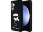 Karl Lagerfeld Klhcs24Msnikbck S24+ S926 Custodia Rigida Czarny/Silicone Nero Ikonik