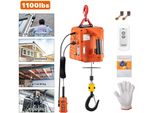 3 In 1 Argano Elettrico A Cavo 500Kg/1100Lb Telecomando Wireless 7,6M/25Ft 1500W Argano Elettrico A Cavo Con Protezione Da Sovraccarico (Capacità Di Carico 500KG)