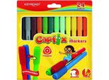 Pennarelli Keyroad 24 Colori, Triangolari, Lavabili, Combinabili, Scatola