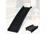 Jnglgo Rampa Per Cani Rampa Pieghevole Per Cani Rampa Per Auto Rampa Per Bagagliaio Per Animali Domestici Ausilio Per La Pensione, Antiscivolo, Robusta, Fino A 90 Kg, 156 X 40 Cm, Nero