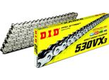 Catena Trasmissione Aperta Did Argento 118 Maglie 530 Chiusura Con Rivetto