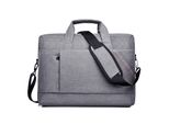 Borsa A Tracolla Per Laptop Da 15 Pollici, Valigetta Multifunzionale Per Computer, Borsa Messenger Per Viaggi, Affari, Tote Bag Per Uomini E Donne, Grigio