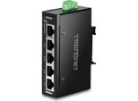 Trendnet TI-ELC50 Trendnet 5-Port Industrial Fast Ethernet Din-Rail Miniswitch