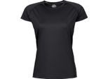 Tee Jays 7021 | Maglietta Sportiva Cool-Dry Da Donna - Colore: Nero - Taglia: Xl