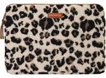 Selencia Teddy Laptop Sleeve 13-14 Pollici - Custodia Per Computer Portatile - Leopardo