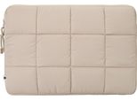 Selencia Puffy Laptop Sleeve 15-16 Pollici - Custodia Per Laptop - Beige