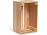 Cassetta Di Legno Pineea Small 30X20X15 - Cassetta Per Vino Vintage Naturale, Cassetta Decorativa E Portafrutta In Legno