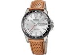 Festina F20699/1 Orologio Da Uomo In Titanio Marrone Chiaro/Argento