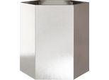 Vidaxl Fioriera Esagonale 46X40X45 In Acciaio Inox
