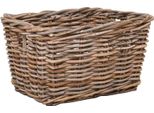 Vivanno Cestino Decorativo In Rattan Cesta, Vimini Naturale - 26X33X20 Cm