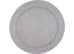 Tappeto Per Esterni Relax Argento 160 Cm Rotondo