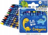 Pastelli A Cera Dino 12 Colori