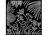 Stamperia Stencil Forest, L 18 X L 18 Cm, Stencil Per Design Creativo Abstract