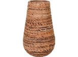 Vivanno Fioriera Giacinto D'acqua Rota Conica, Intrecciata Naturale - 35X57 Cm