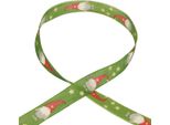 Nastro Regalo Nastro Natalizio Gnomo Verde 25Mm 20M Nastro Decorativo Per Confezione Regalo Decorazione Dell'avvento
