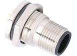 Zoccolo Per Montaggio A Pannello, Connettore Impermeabile, Zoccolo Impermeabile M12, Zoccolo Per Montaggio A Pannello, Connettore Impermeabile A 8 Pin, Connettore Industriale