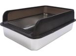 Lettiera In Acciaio Inox, Lettiera Chiusa In Acciaio Inox, Lettiera Chiusa In Acciaio Inox Per Gatti Con Coperchio, Lettiera Alta In Acciaio Inox, Lettiera Per Gatti In Acciaio Inox, Lettiera Chiusa Per Gatti Di Grandi Dimensioni