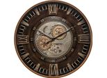 Atmosphera Interior Designer - Mechanische Uhr Yoni Metall Braun D59Cm