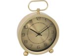Atmosphera Createur D'interieur - Orologio Da Tavolo Irina In Metallo Color Oro H19Cm